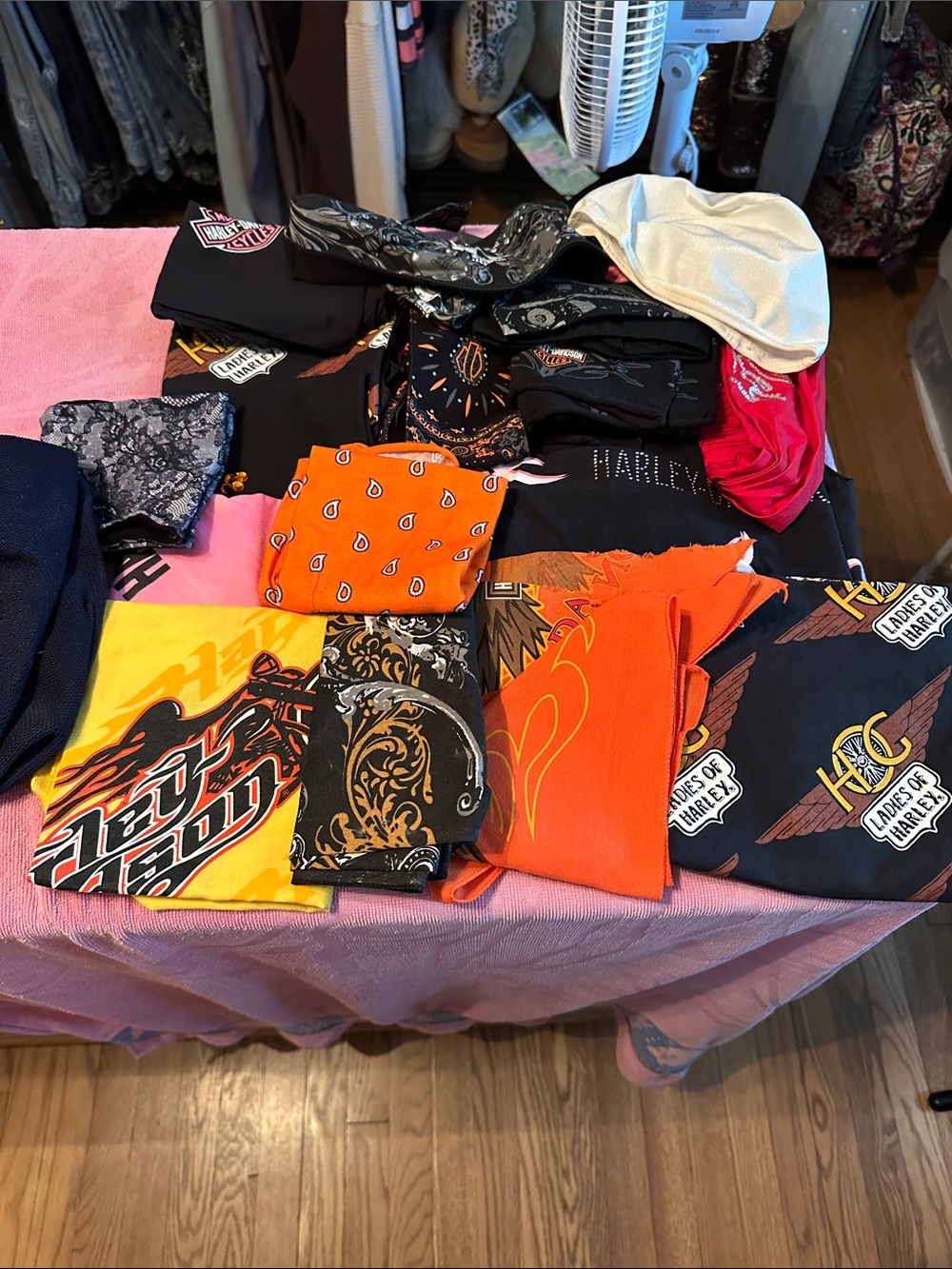 Harley-Davidson Orange, Black & Yellow Kids Graphic Tee Collection
